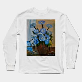 A beautiful bouquet of flowers in a Cooper vase Long Sleeve T-Shirt